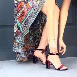 明星网红高跟鞋,明星网红们的时尚演绎