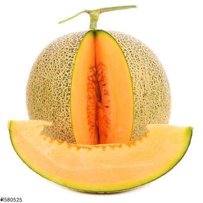 哈密瓜里边有点黑可以吃吗